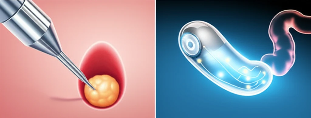 치료 내시경 시술 장면