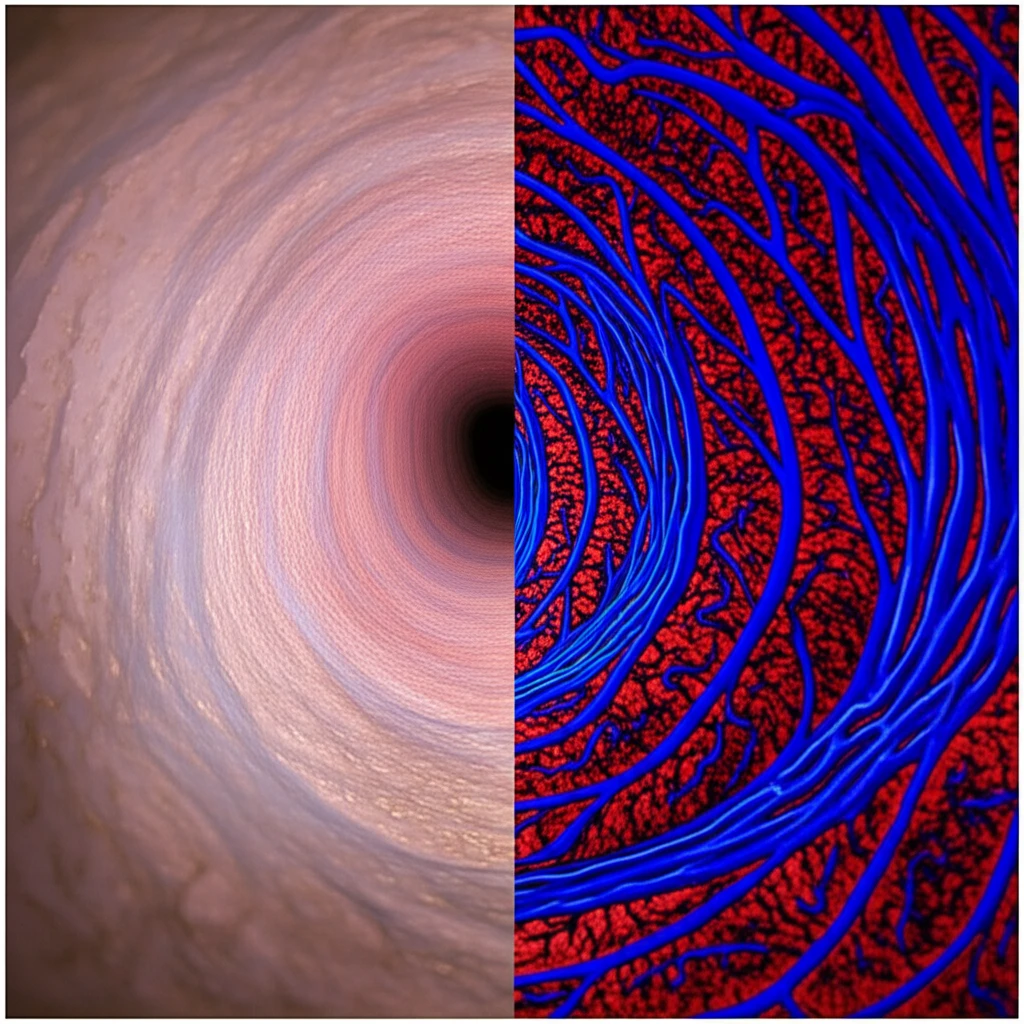 NBI와 LCI 광학 비교 이미지