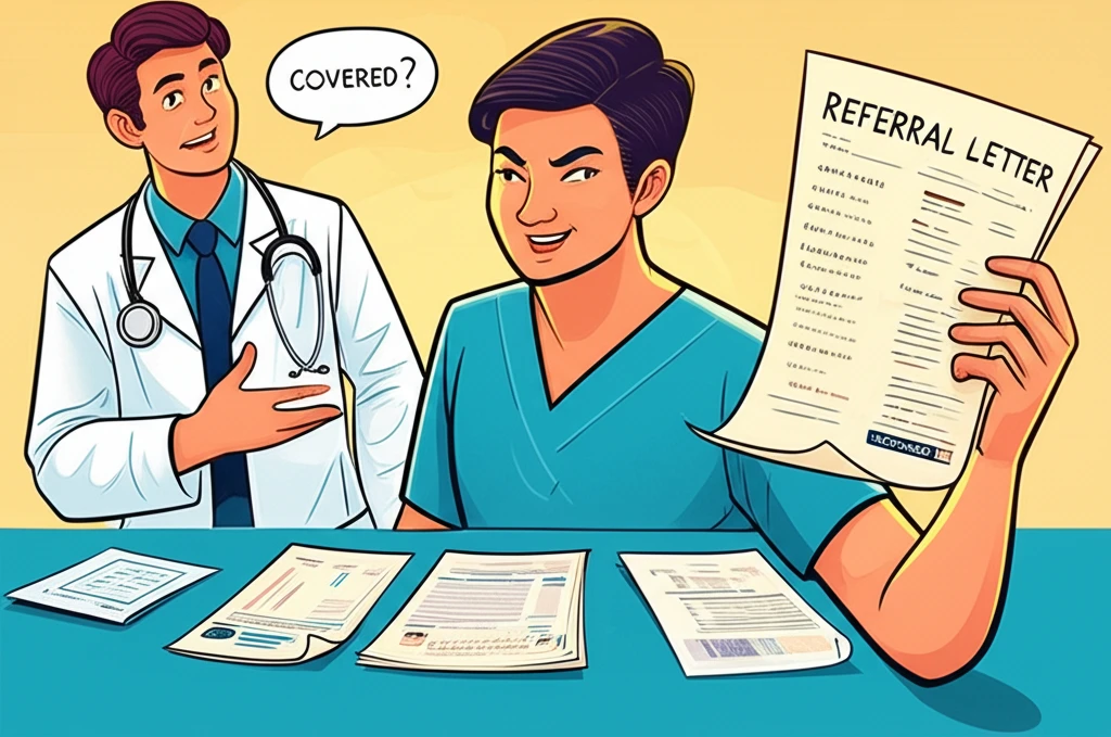 진료 의뢰서 지참 안내