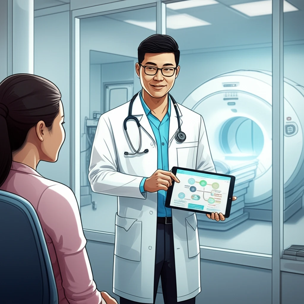 종합검진 병원 선정의 세 가지 핵심 기준을 나타내는 이미지