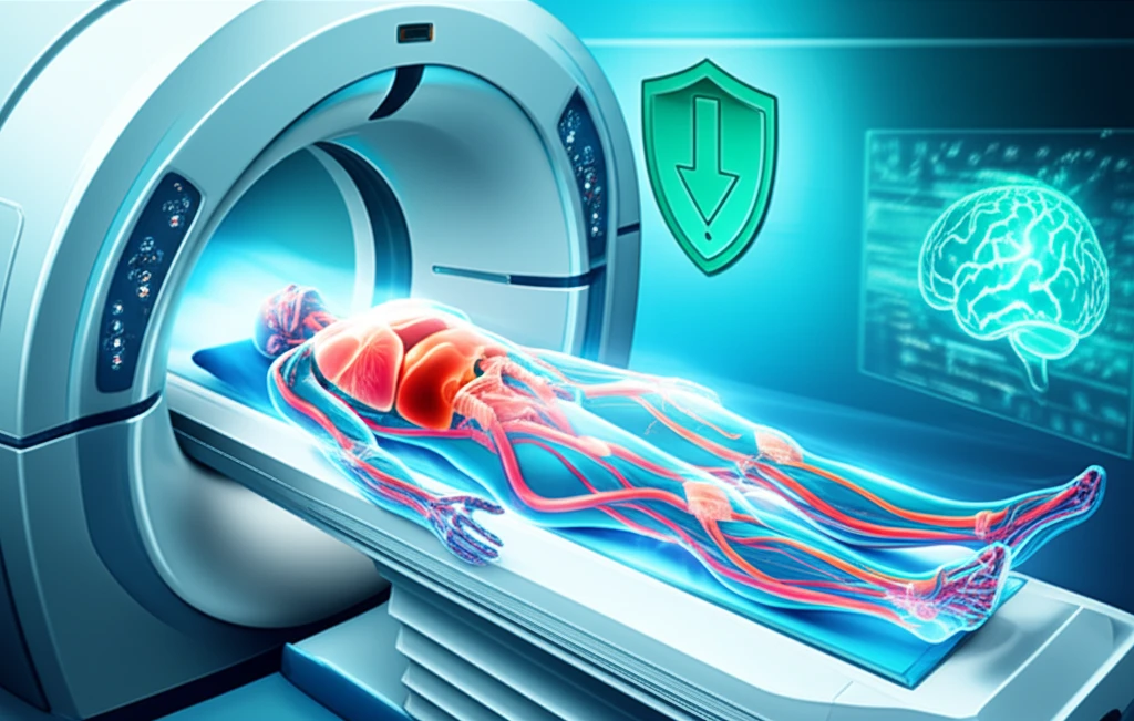 CT 검사 과정 및 조영제 효과 이미지